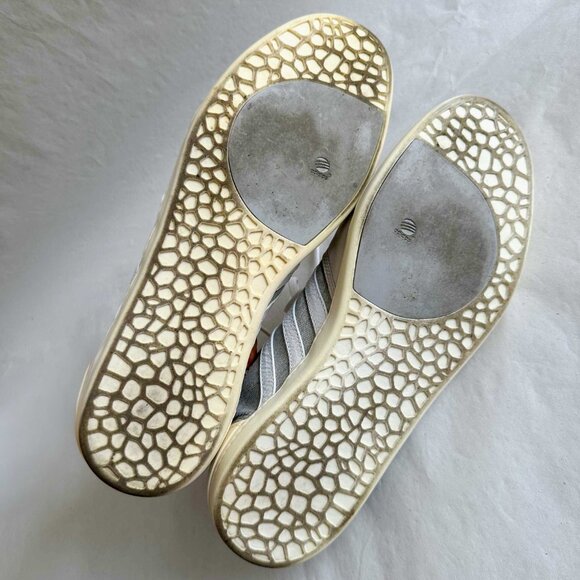 Defunct ADIDAS SLVR grey/white sneakers Sz 10 - Picture 7 of 8